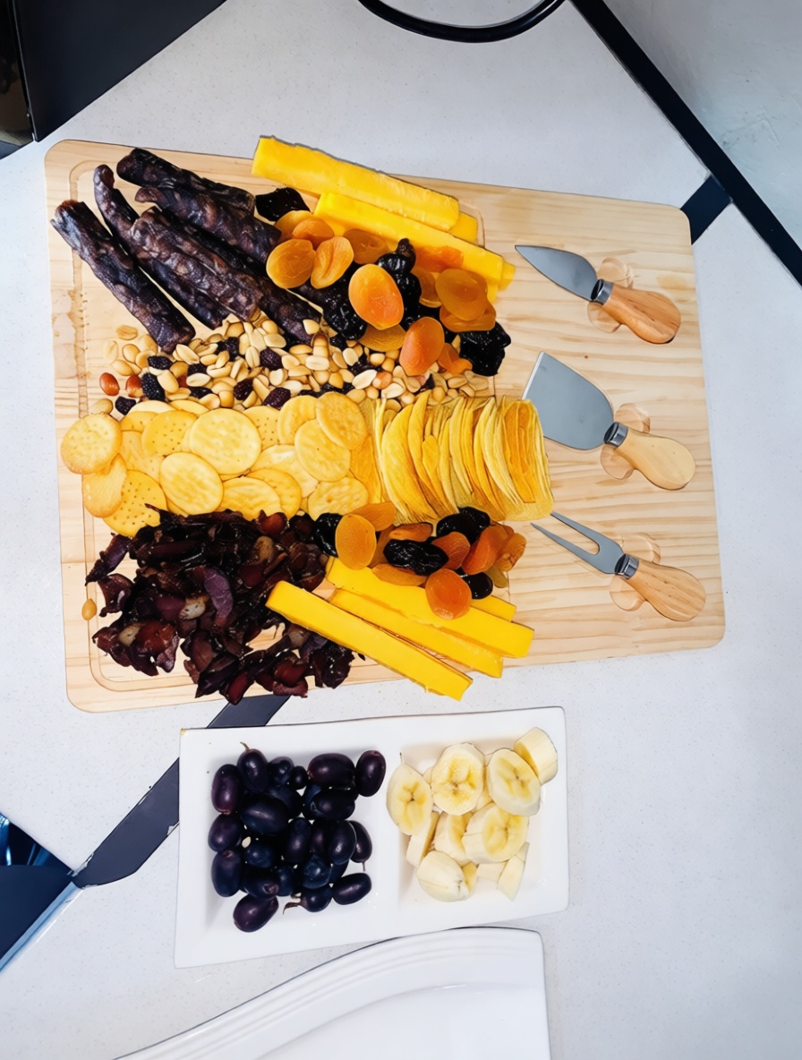 Standard celebration package with decorations and platters